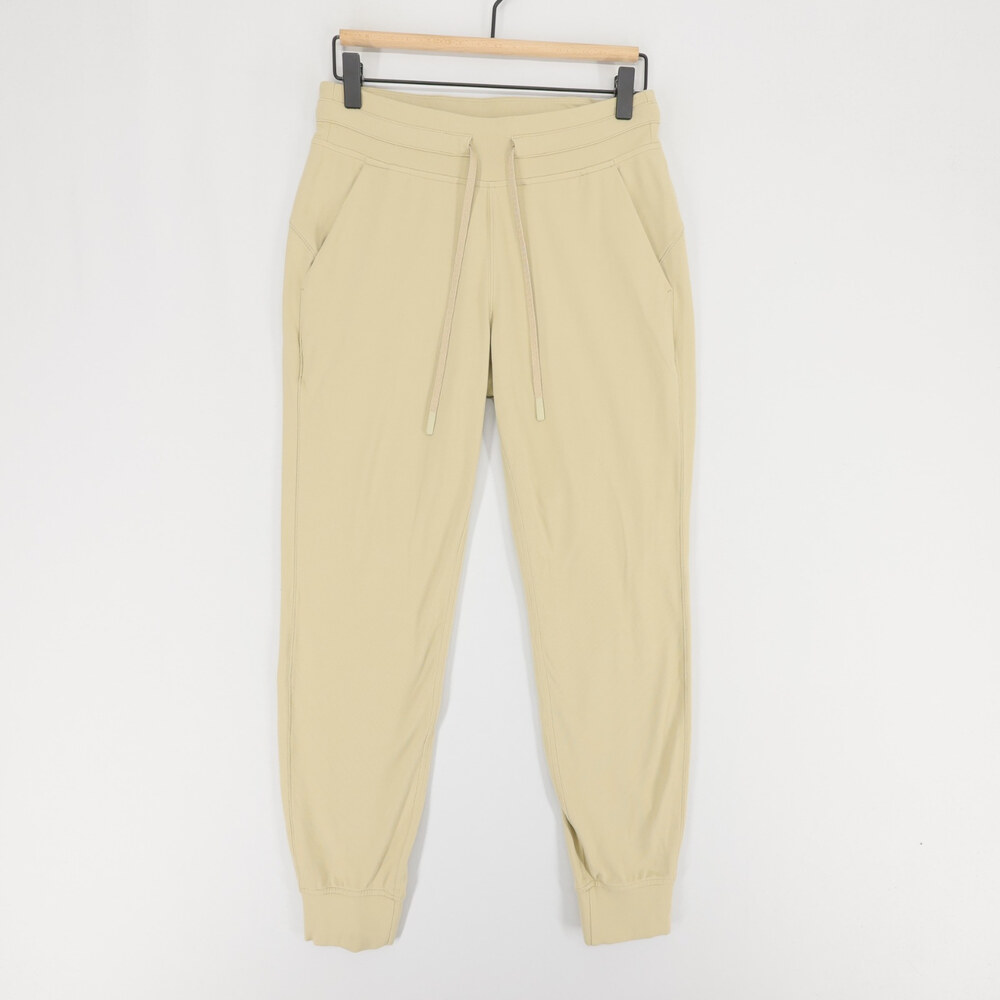 Lululemon Ready To Rulu Joggers Womens 6 Beige High Rise Drawstring Athletic